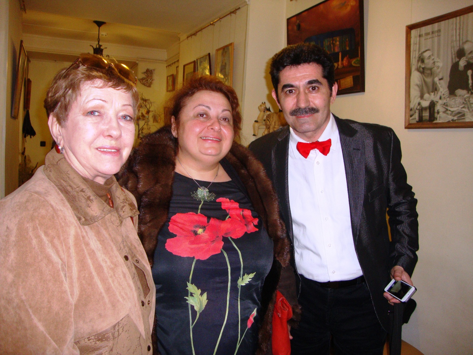 Народная артистка России Ольга Волкова, iLoveGreece Марика Каситериди  и Ксенофон Ламбракис