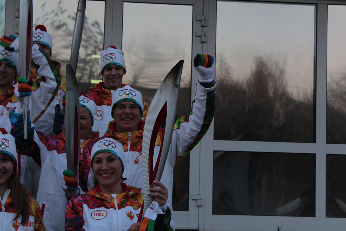 Генеральный консул Греции принял эстаету Олимпийскогоогня в Иваново. Фото  из личного архива г-на Плотаса