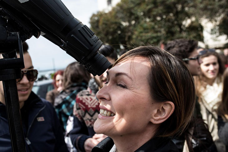 Затмение солнца в Салониках