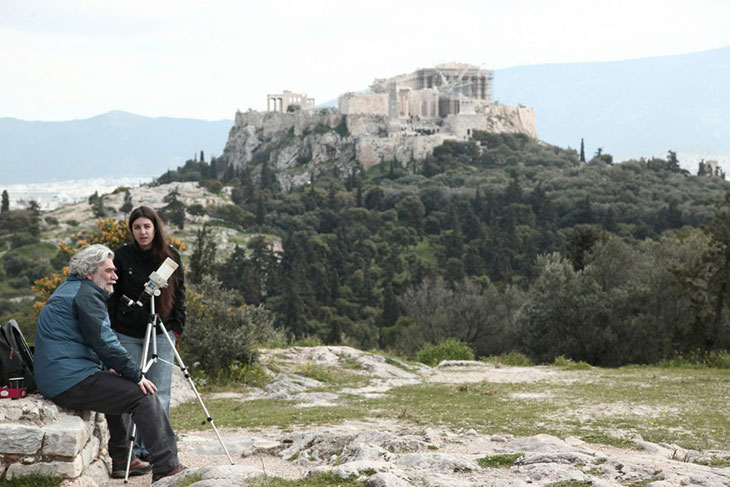 Затмение солнца в Афинах