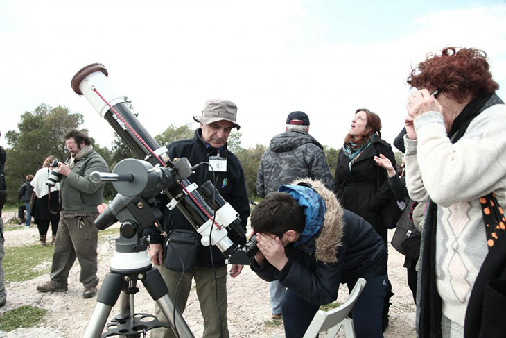 Затмение солнца в Афинах